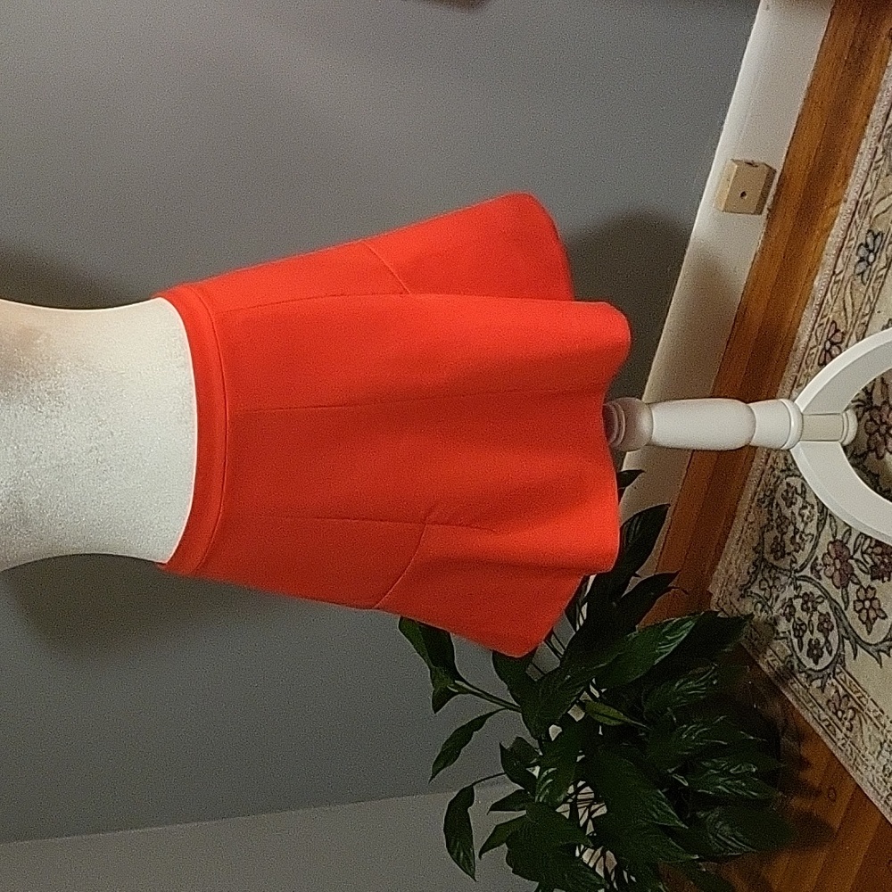 Women's Mini Skirt in Bright Red